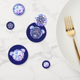 Rosace blue or red for baby&child confetti