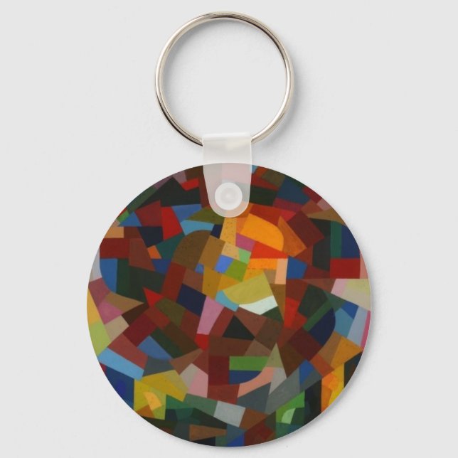 Rosace II by Otto Freundlich Key Ring (Front)