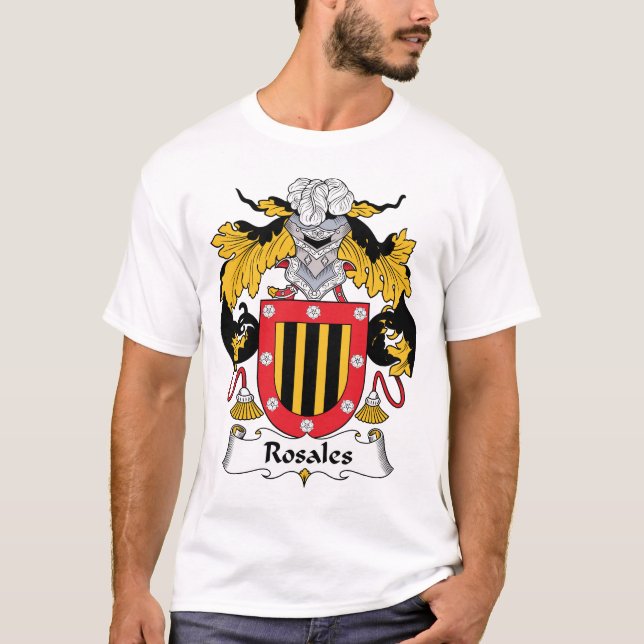Rosales Family Crest T-Shirt (Front)