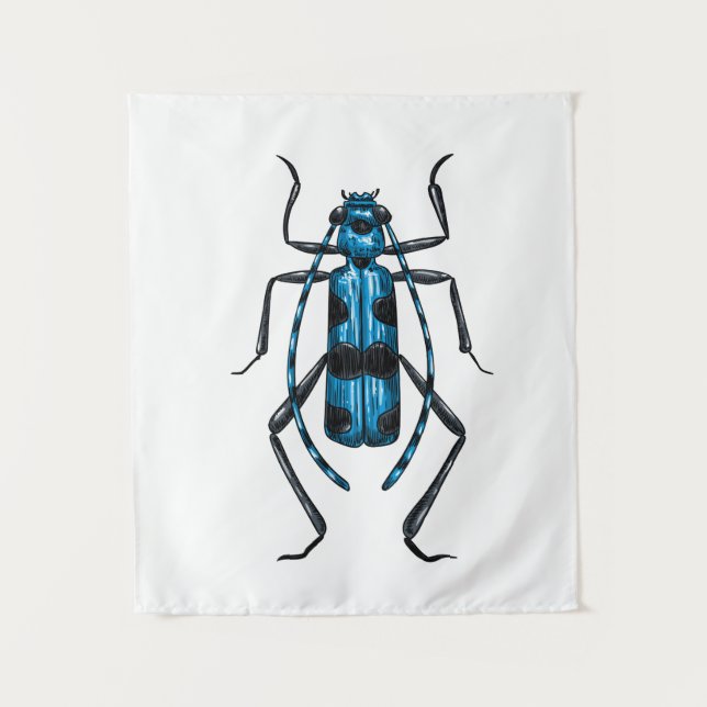 Rosalia Alpina beetle Tapestry (Front)