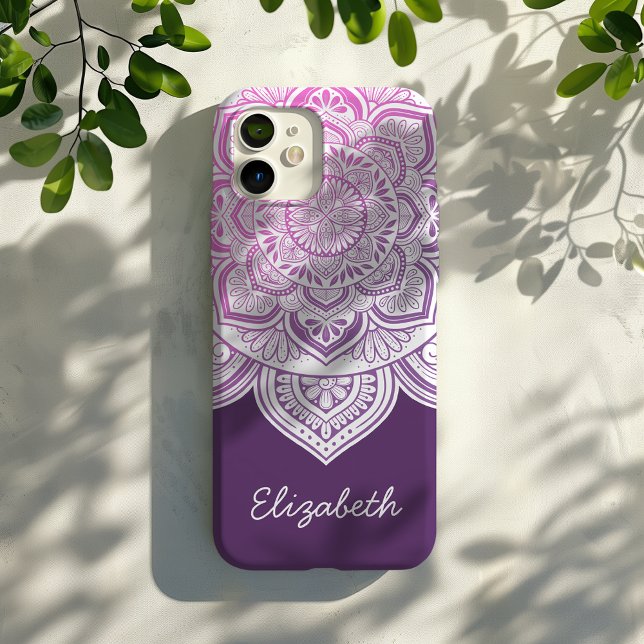 Rosaline Mandala Personalised iPhone Case (Creator Uploaded)