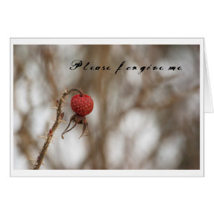 RosaOwoc, Please forgive me Card