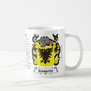 Rosario Family Coat of Arms Mug