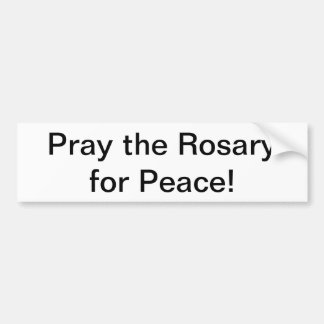 Rosary Bumper Sticker