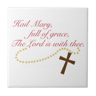 Rosary Ceramic Tile