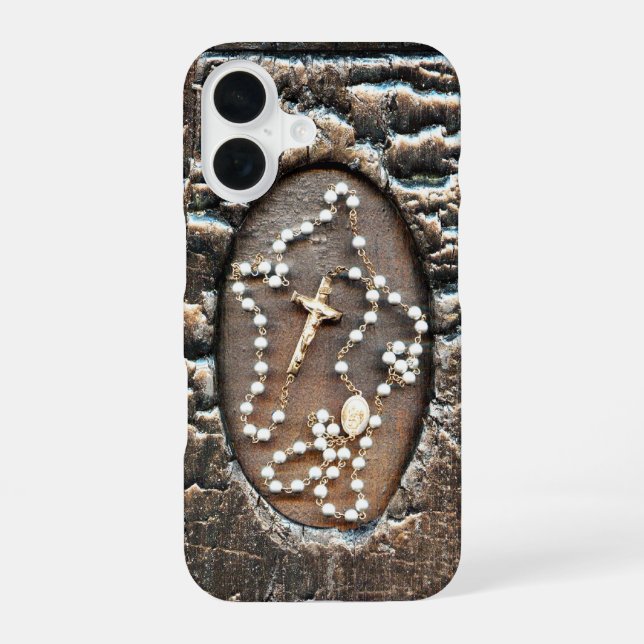 Rosary iPhone 16 Case (Back)