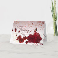 rosas de San Valentín con corazones