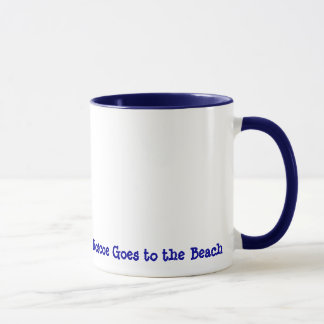 Roscoe goes to the Beach Mug