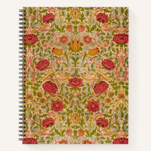 Rose, 1883 by William Morris Notebook