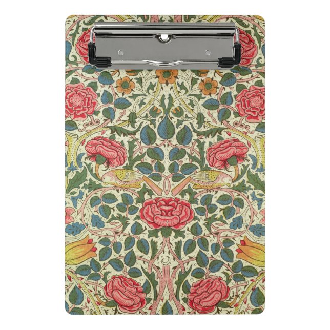 'Rose', 1883 (printed cotton) Mini Clipboard (Front)