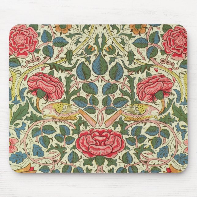 'Rose', 1883 (printed cotton) Mouse Pad (Front)