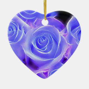 Rose 2014-0927 ceramic ornament
