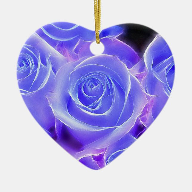 Rose 2014-0927 ceramic ornament (Front)