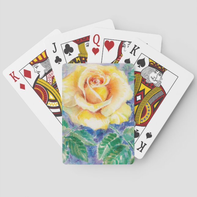Rose 2 playing cards (Back)
