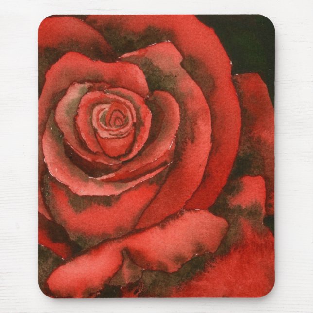 "Rose # 3" Floral Mousepad (Front)