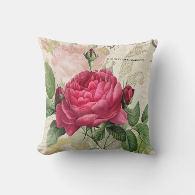 Rose (3) Pillow 20" x 20" (Front)