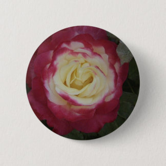 Rose 6 Cm Round Badge
