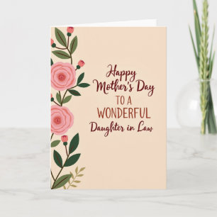 Rose Adorned Mothers Card