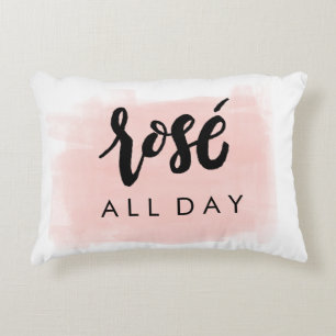 Rosé All Day Pillow