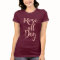 Rose All Day Rose Gold Script Black Womens