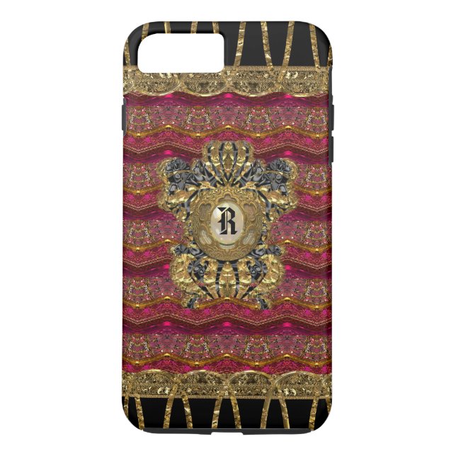 Rose Alley Girly 7 Plus  Monogram Case-Mate iPhone Case (Back)
