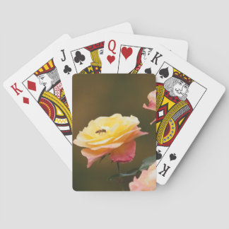 Rose and Bee Tote Playing Cards