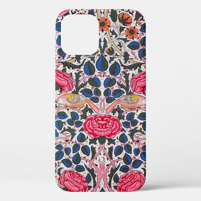 Rose and Bird, William Morris Case-Mate iPhone Case (Back)