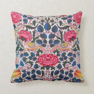 Rose and Bird, William Morris Cushion