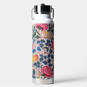 Rose and Bird, William Morris Water Bottle