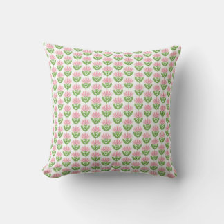 Rose and Green floral elegant design Pillow | Home