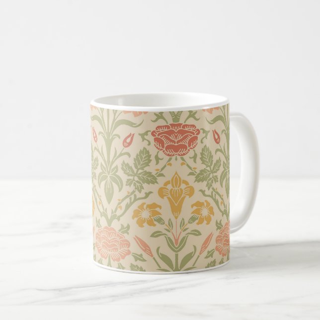 Rose and Lily Coffee Mug (Front Right)