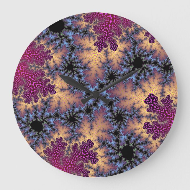 Rose and Peach Speckle Large Clock (Front)