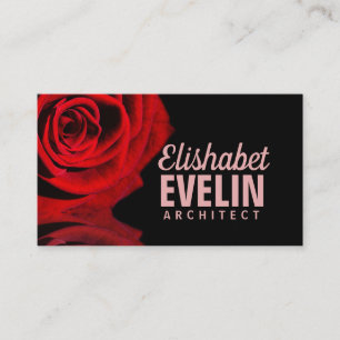 Rose And Reflection y667 Business Card
