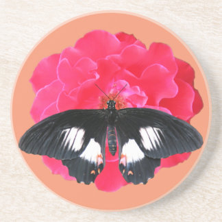 Rose and Swallowtail Coaster
