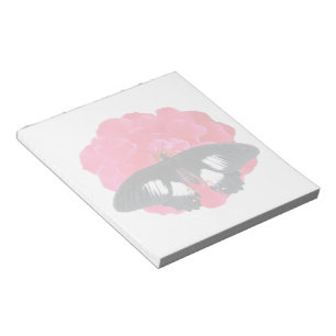 Rose and Swallowtail Notepad