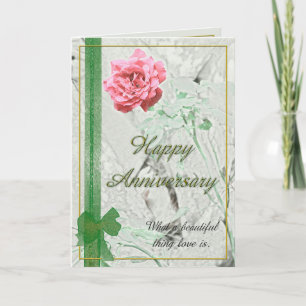 Rose Anniversary Card