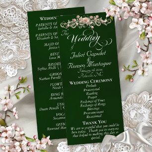 Rose Arc - Emerald Wedding Program