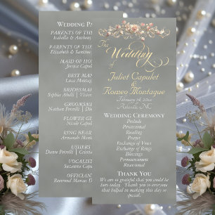 Rose Arc - Sage Wedding Program