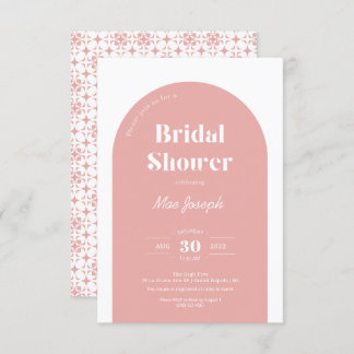 Rose Arch Bridal Shower Invitation