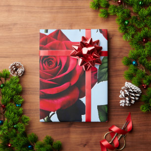 Rose Artsy Fun Gift Ideas Wrapping Paper