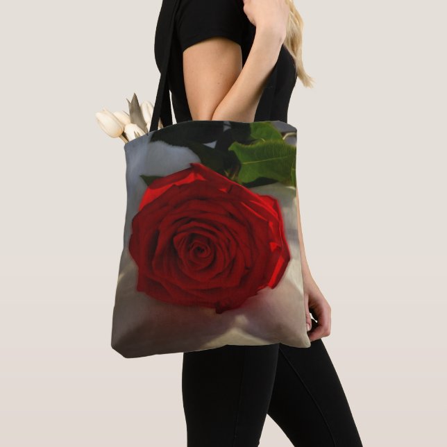 rose at dusk tote bag (Close Up)