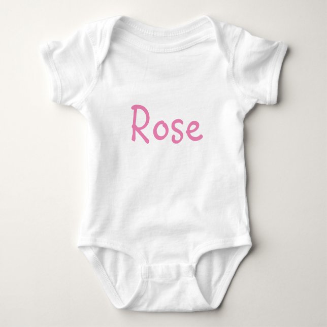 Rose Baby Bodysuit (Front)