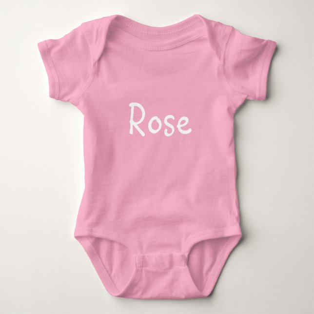 Rose Baby Bodysuit (Front)
