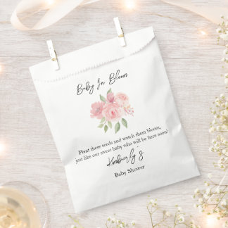 Rose | Baby In Bloom Seeds Baby Shower Favour Bag