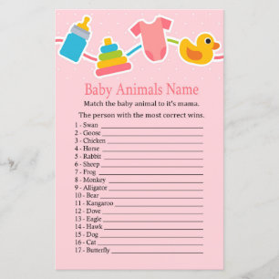 Rose Baby toys Baby Animals Name Game
