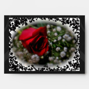 Rose & Baby's Breath Envelope