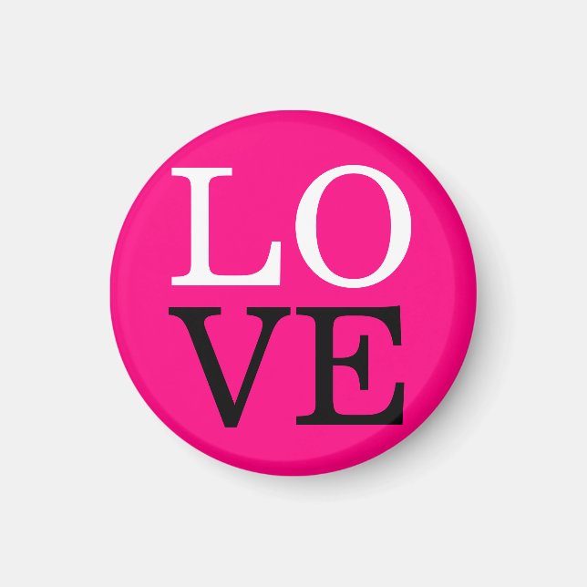 Rose Background Love Wedding Magnet (Front)