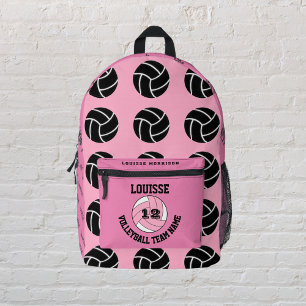 rose backpacks girly Volleyball Pink team sport