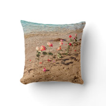 Rose Beach Pillow  