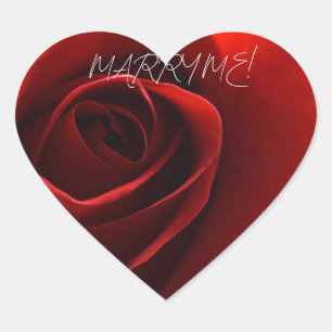 ROSE BEAUTIFUL  HEART STICKER